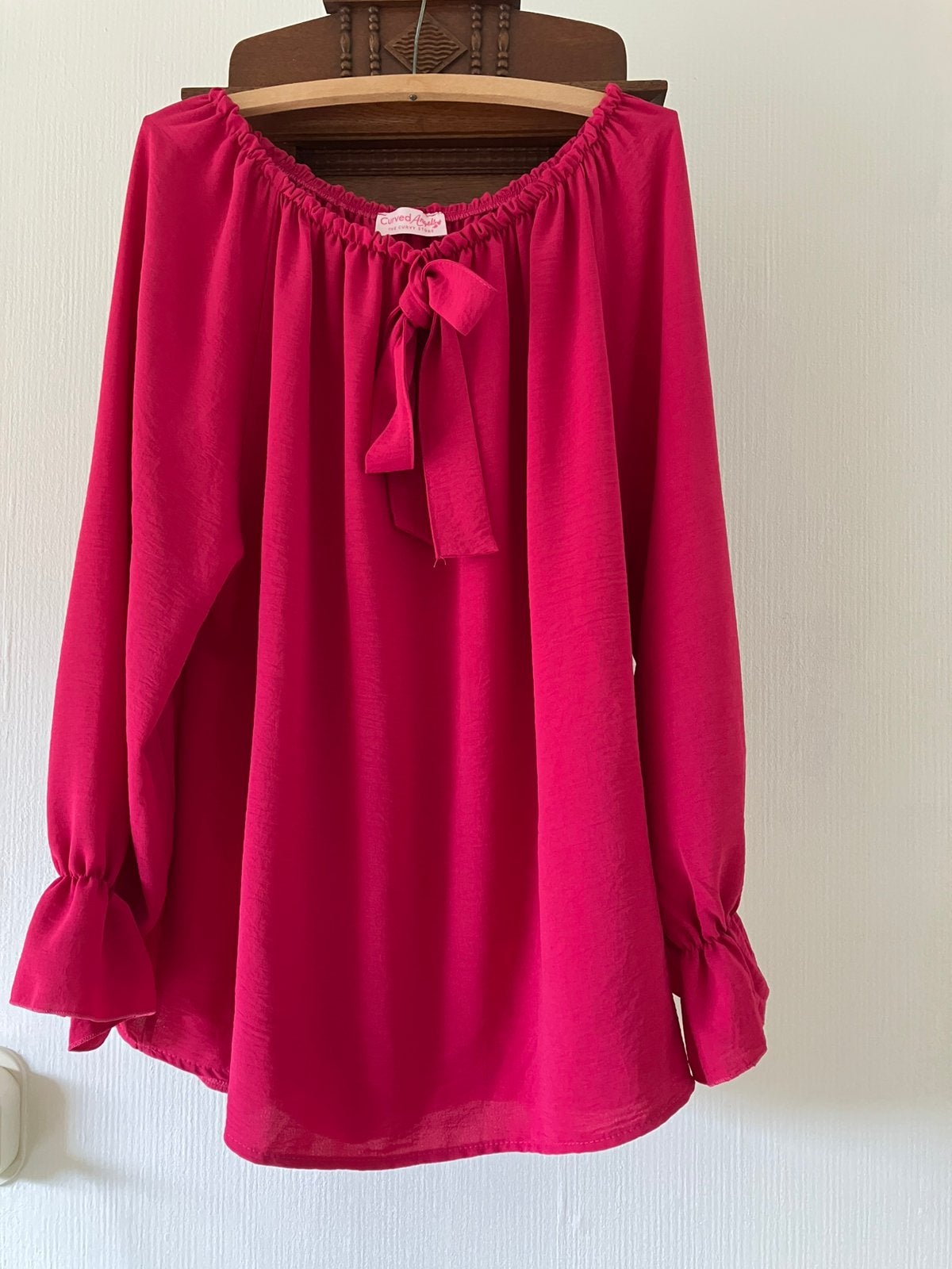 Curved Angels lange blouse fuchsia kleur mt XXL nieuw, Ophalen of Verzenden, Nieuw, Overige kleuren, Blouse of Tuniek