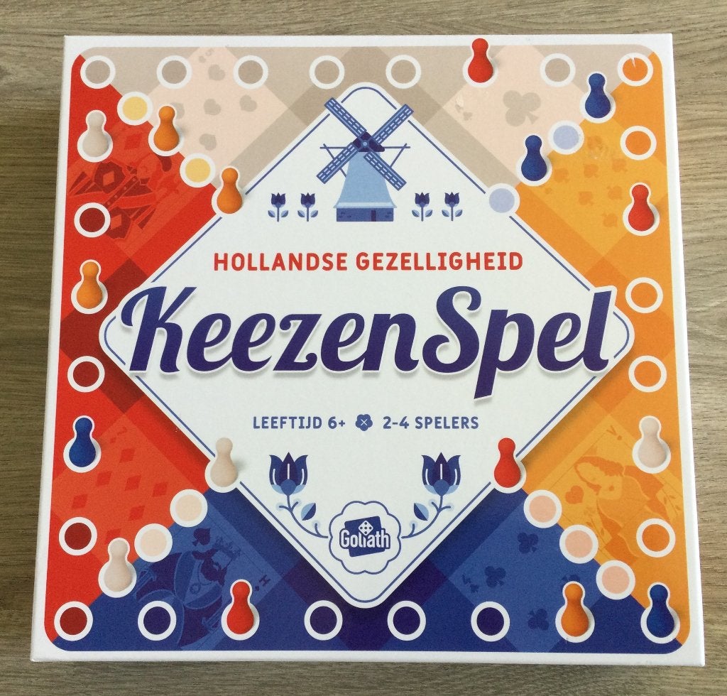 Keezen Spel - Hollands Gezelschapsspel van Goliath, Een of twee spelers, Ophalen of Verzenden, Zo goed als nieuw, Goliath
