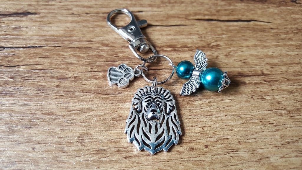 Hanger Tibetaanse mastiff met beschermengeltje, Verzenden, Nieuw, Hanger