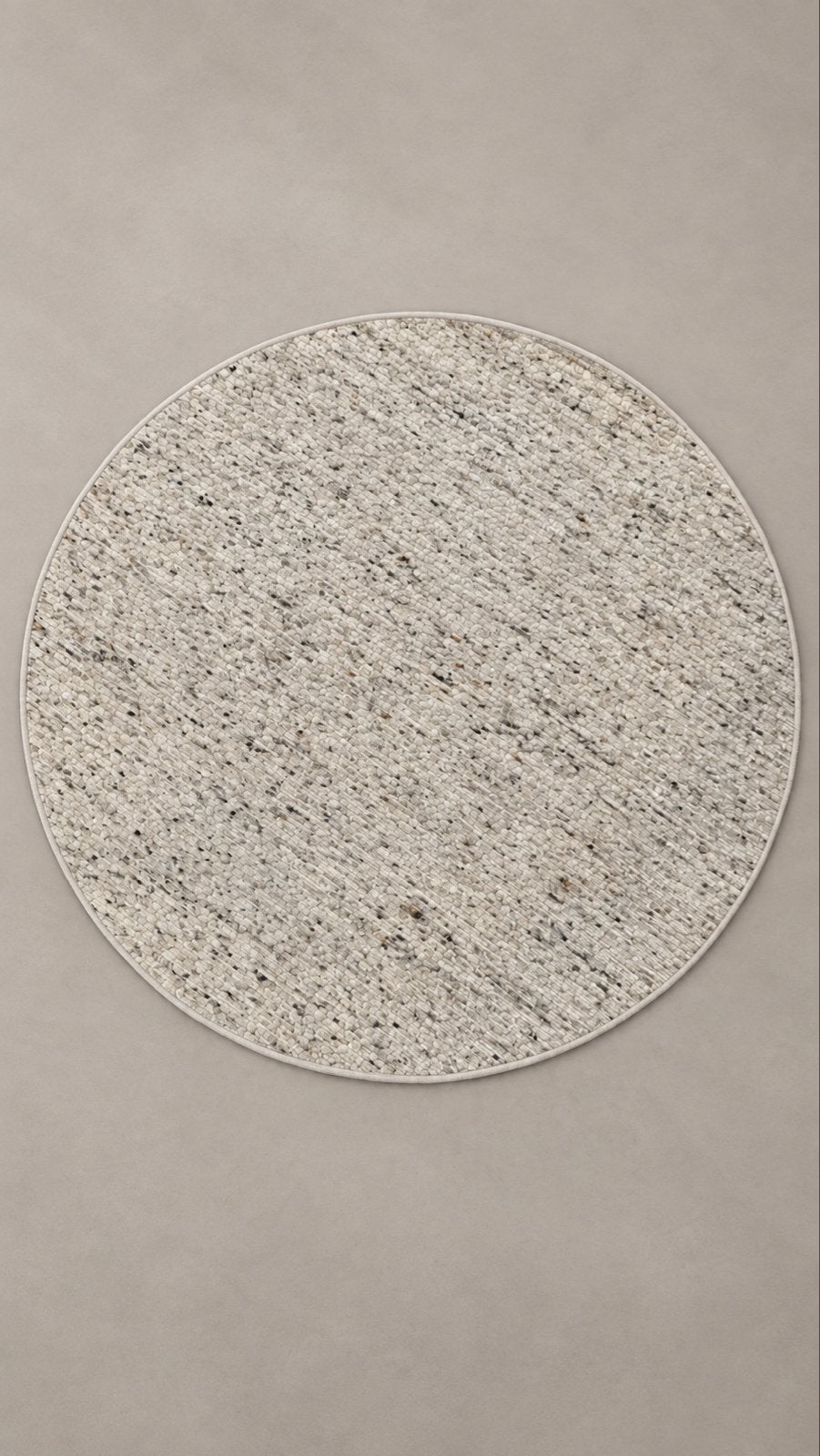 Rond vloerkleed Vegas Ø 250 cm - Nieuw, Ophalen, Beige, Rond, Nieuw