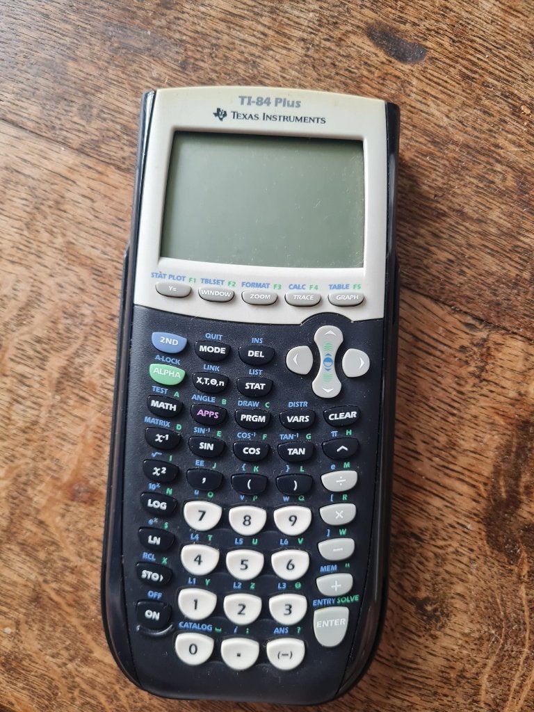 Texas Instruments TI-84 Plus, Ophalen of Verzenden, Grafische rekenmachine, Gebruikt
