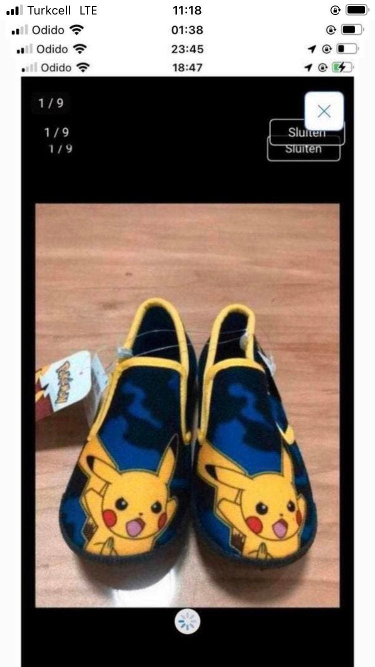 Pokemon pantoffels, Ophalen, Nieuw, Jongen