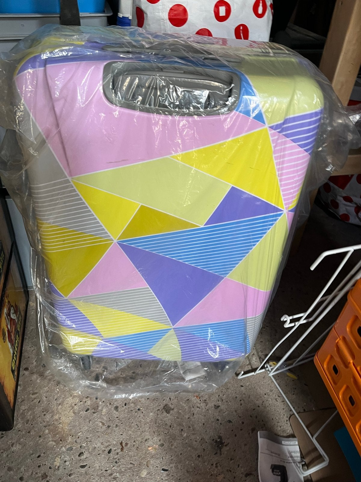 Koffer met Kleurrijk Geometrisch Patroon, Ophalen, 30 cm of meer, Overige kleuren, Nieuw
