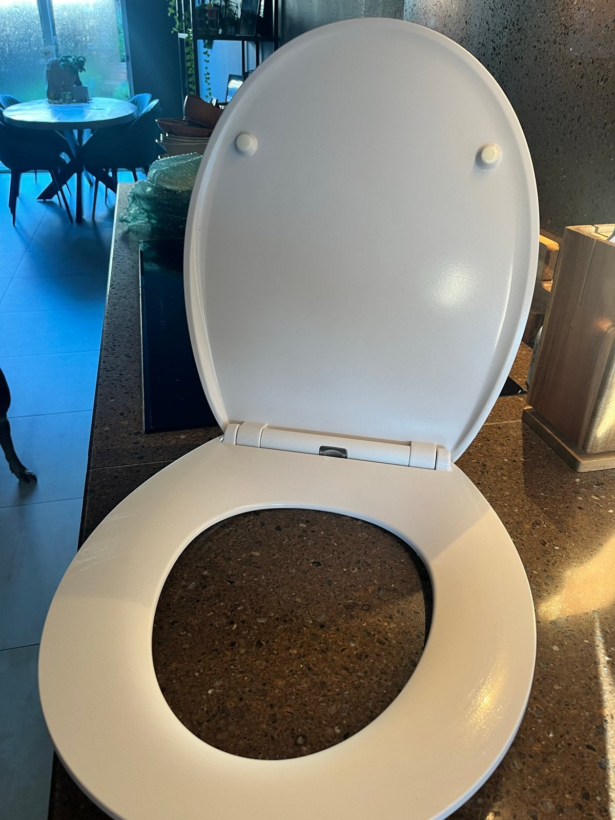 Nette softclose wc bril - Wit, Ophalen of Verzenden, Zo goed als nieuw, Toilet