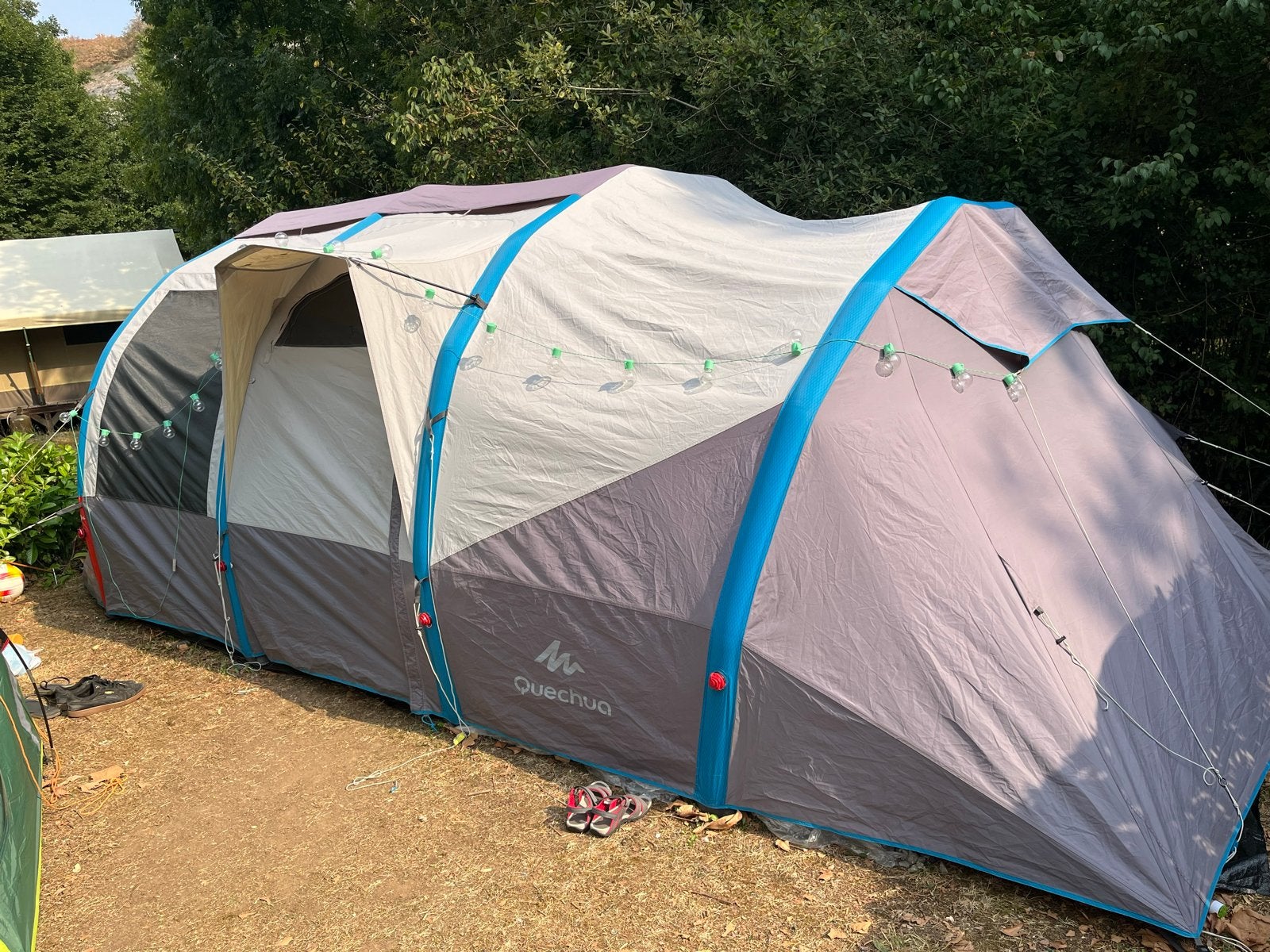 Quechua AirSeconds 6.3 opblaasbare 6-persoonstent, Ophalen, Gebruikt, Tot en met 6
