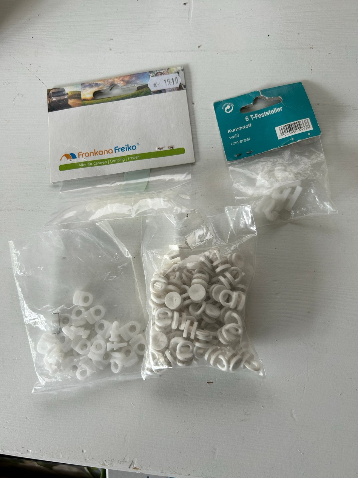 Gordijnrollers en T-feststeller voor caravan/camper, Verzenden, Nieuw