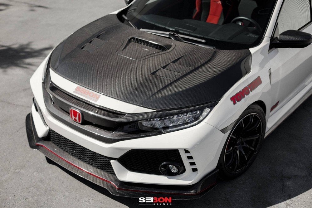 Seibon Carbon TS-style motorkap - Honda Civic Type-R FK8 17+, Ophalen of Verzenden