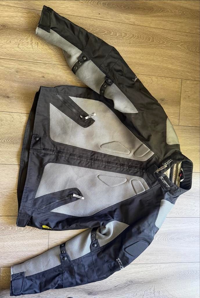 Difi motorjas XXL met rug-, elleboog- en schouderbescherming, Ophalen, Tweedehands, Heren, Jas | textiel