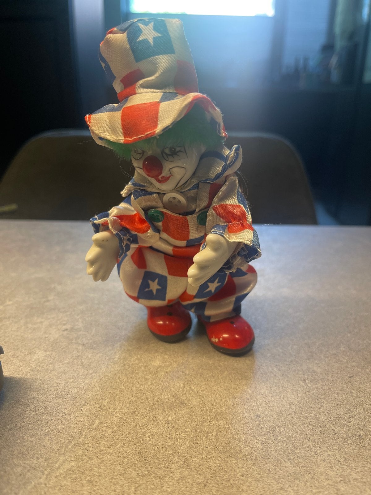 Vintage Clown Pop met Amerikaanse Vlag Thema Kleding, Ophalen of Verzenden, Gebruikt