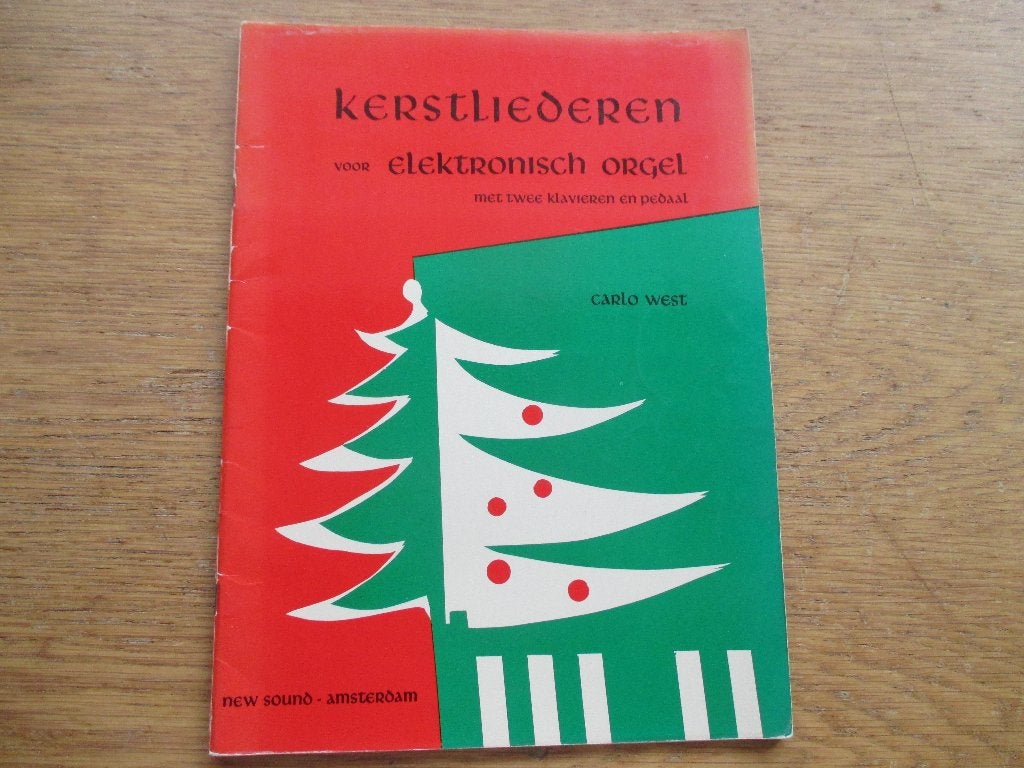 Kerstliederen voor  orgel/ keyboard/accordeon - Carlo West, Gebruikt, Klassiek, Ophalen of Verzenden, Thema