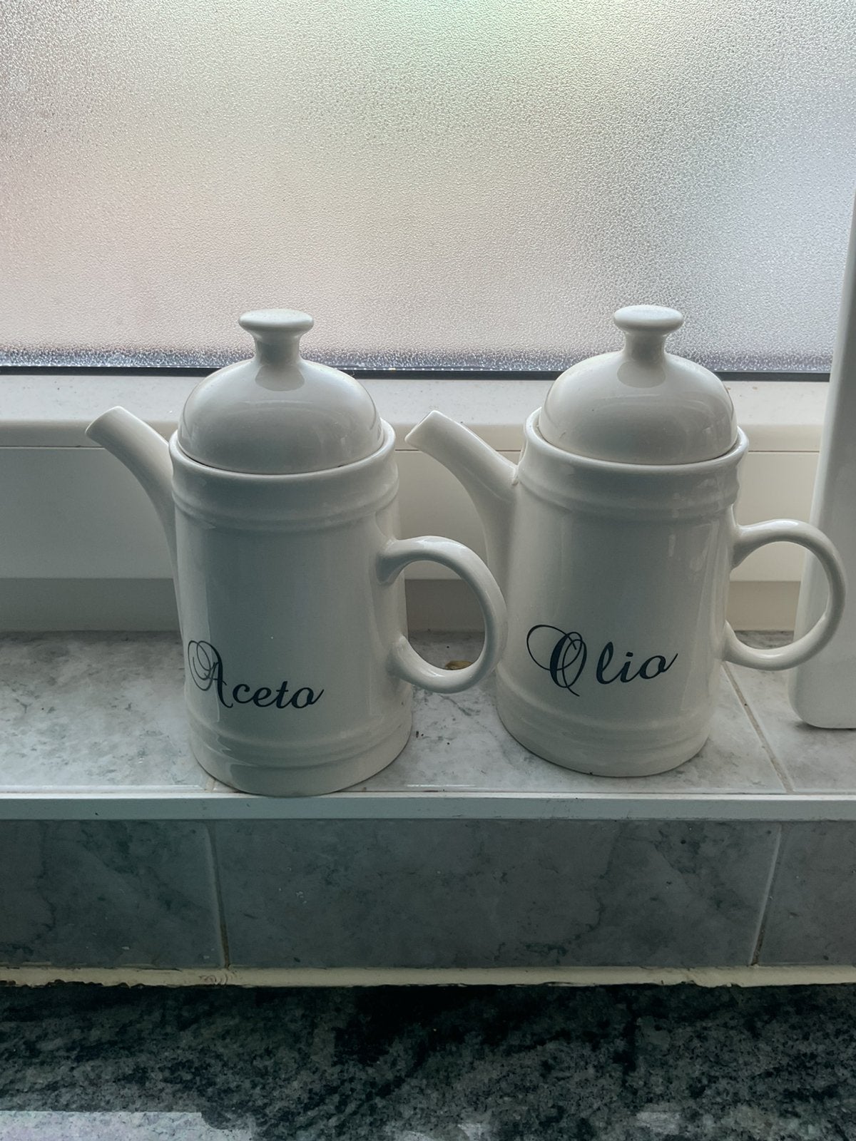 Riviera Maison olie en azijn stelletje, Ophalen of Verzenden, Zo goed als nieuw