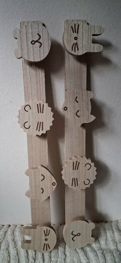 2x Atmosphera kapstok dieren mdf hout dierenkoppen, Nieuw, Minder dan 100 cm, Hout, Ophalen