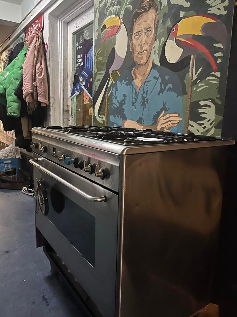 Gasfornuis met oven - 5 pitten (ontsteking defect, Witgoed en Apparatuur, Fornuizen, Ophalen, Gebruikt, Gas, Vrijstaand