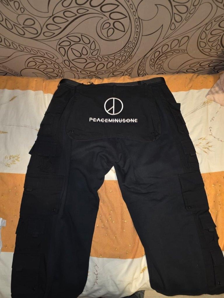 Nike x Peaceminusone Cargo Broek | Maat M | NIEUW, Maat 48/50 (M), Zwart, Nieuw, Ophalen of Verzenden