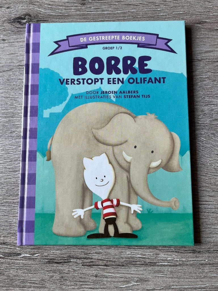 Boek Borre verstopt een olifant, Boeken, Kinderboeken | Kleuters, Gelezen, Fictie algemeen, Jongen of Meisje, Ophalen of Verzenden