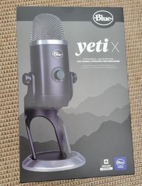 BLUE MIC Yeti X Blackout USB-Microfoon, Ophalen of Verzenden, Zo goed als nieuw, Studiomicrofoon