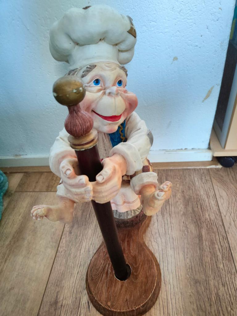 Het Volk van Laaf Efteling Keukenrolhouder, Verzamelen, Efteling, Ophalen of Verzenden, Zo goed als nieuw, Beeldje of Poppetje