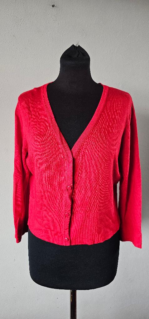 Rood vest van Zilch, maat XXL (29325), Kleding | Dames, Trui of Vest, Ophalen of Verzenden, Zo goed als nieuw, Zilch