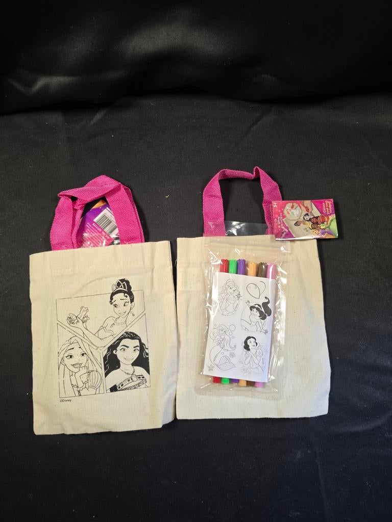 Disney Prinsessen inkleur tas met stiften Kinder knutselset, Disney, ., Nieuw, Ophalen of Verzenden