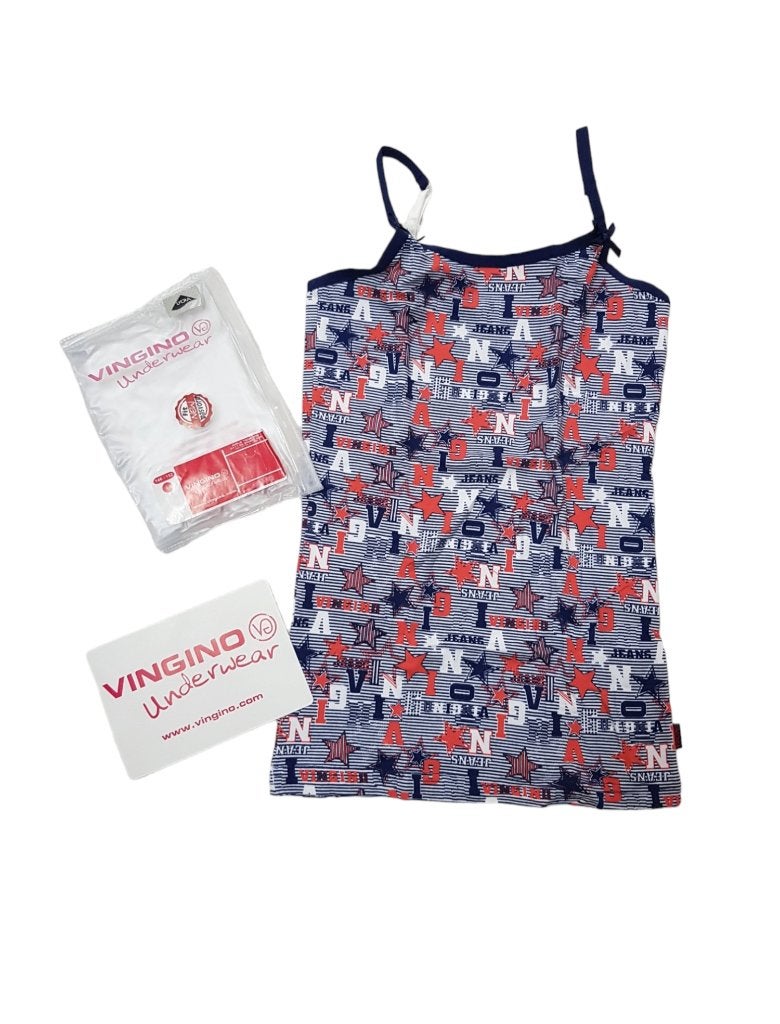 GLOEDNIEUWE VINGINO meisjes tanktop mt L/ 146-152., Nacht- of Onderkleding, Nieuw, Vingino, Verzenden