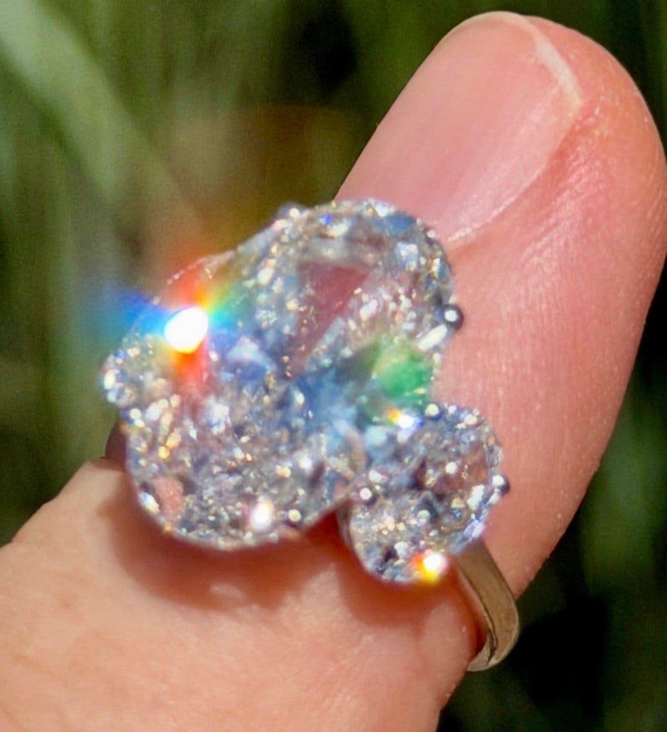 Witgouden ring met VS1 diamant van 9.05ct! retail €17500!, Ophalen, Nieuw, 17 tot 18, Met edelsteen