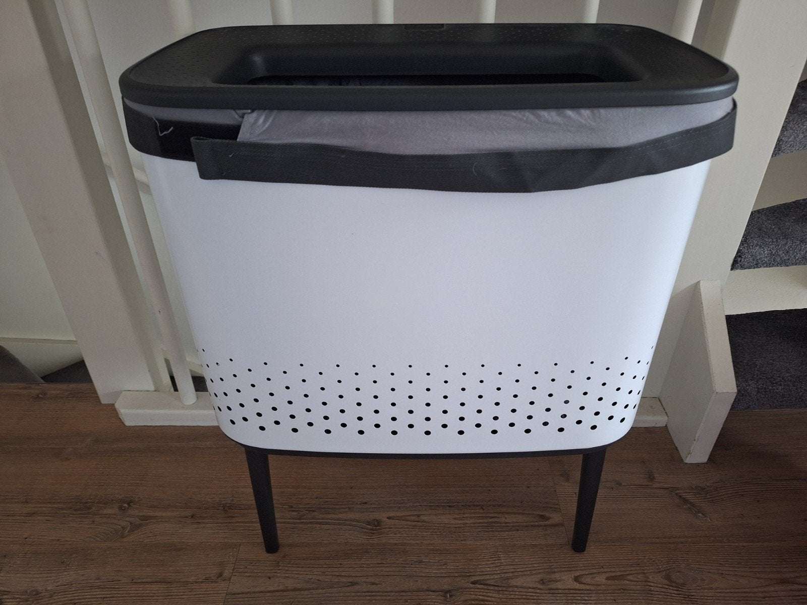 Brabantia Bo wasmand- Wasbox - Wit, Ophalen, Kunststof, Zo goed als nieuw, Modern