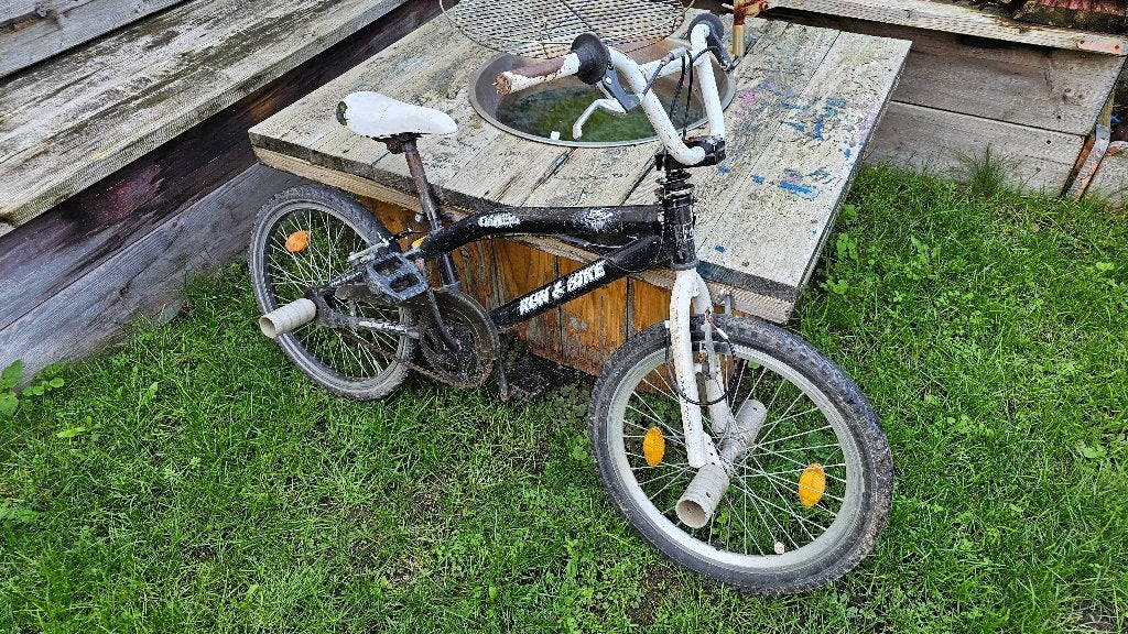 Run en bike BMX freestyle stuntfiets 20 inch, Staal, Velgrem, Stuur 360° draaibaar, Ophalen