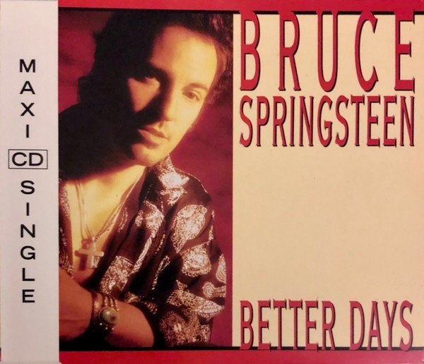 BRUCE SPRINGSTEEN CD SINGLE BETTER DAYS, 6 singles of meer, Ophalen of Verzenden, Zo goed als nieuw, Pop