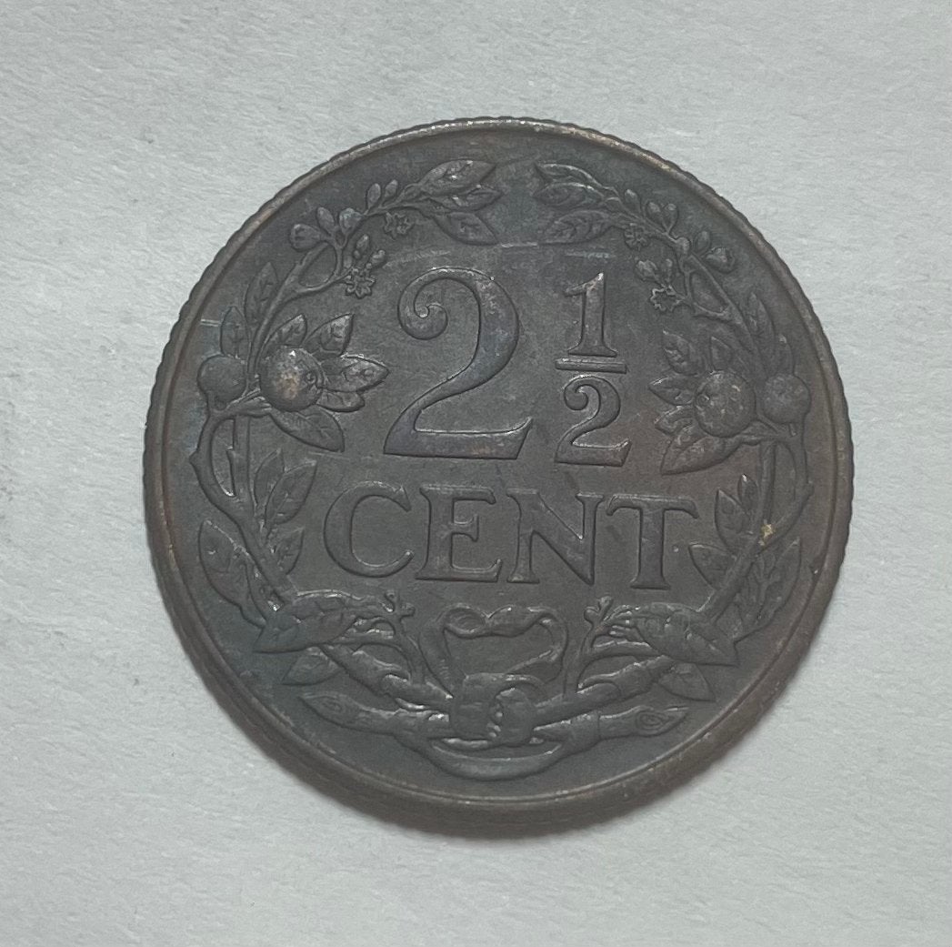 2,5 cent Nederland 1929, Ophalen of Verzenden, Koningin Wilhelmina