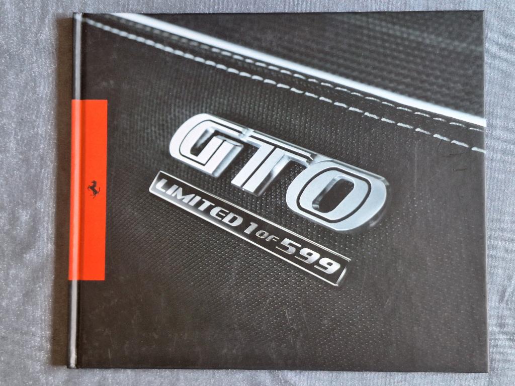 Brochure FERRARI 599 GTO - Nr. 3688/10 - Italiaans-Engels, Verzenden, Zo goed als nieuw, Ferrari