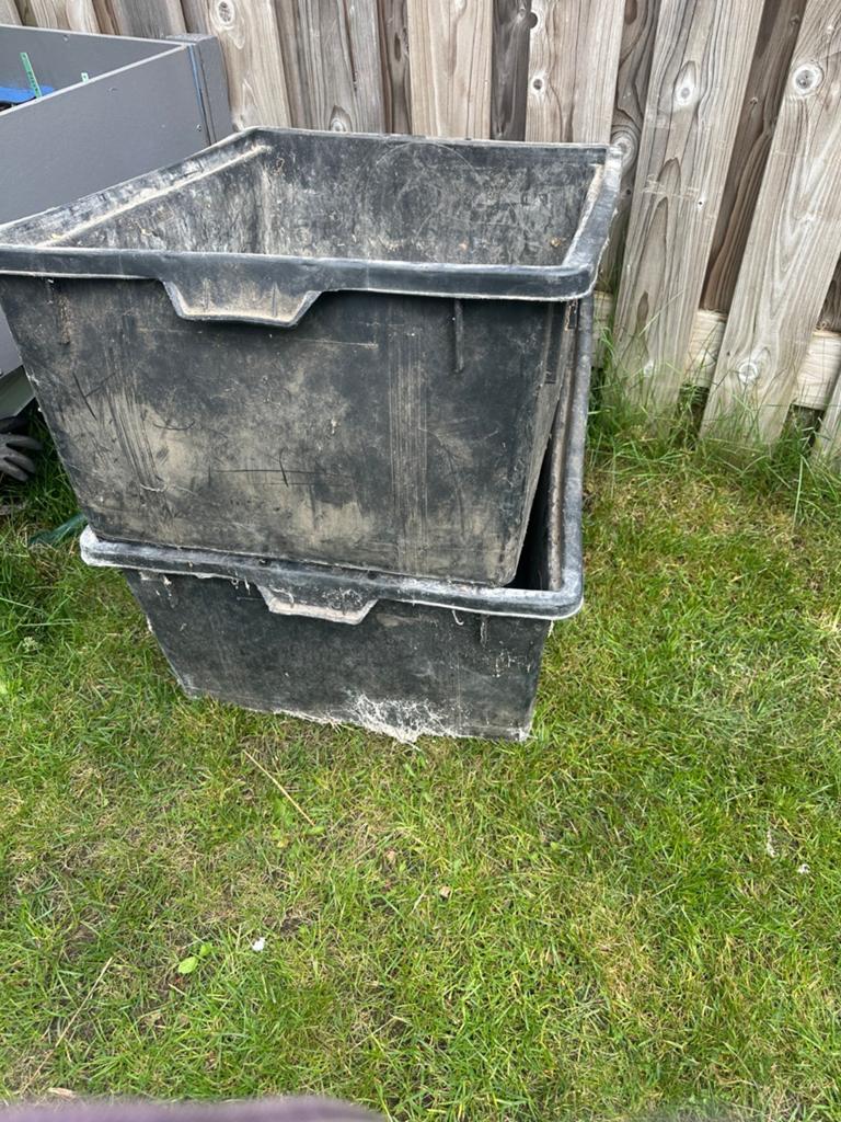 2 grote plastic bakken gratis, Tuin en Terras, Vijvers, Ophalen