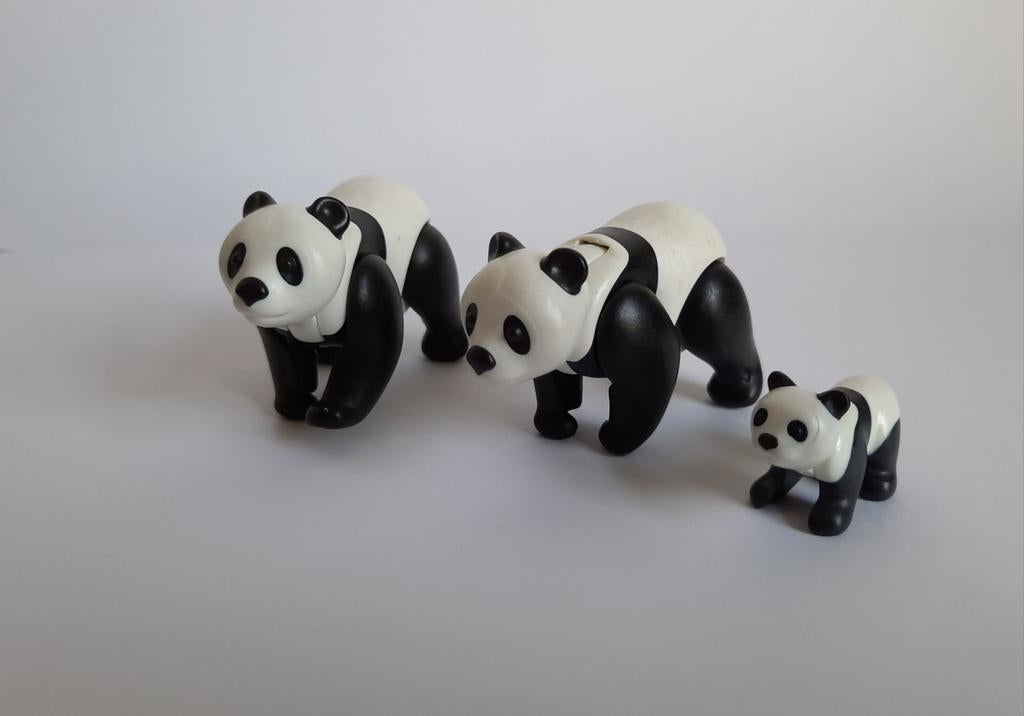 Playmobil - Panda familie, ouders met jong 6652
COMPLEET!, Ophalen of Verzenden, Zo goed als nieuw, Complete set