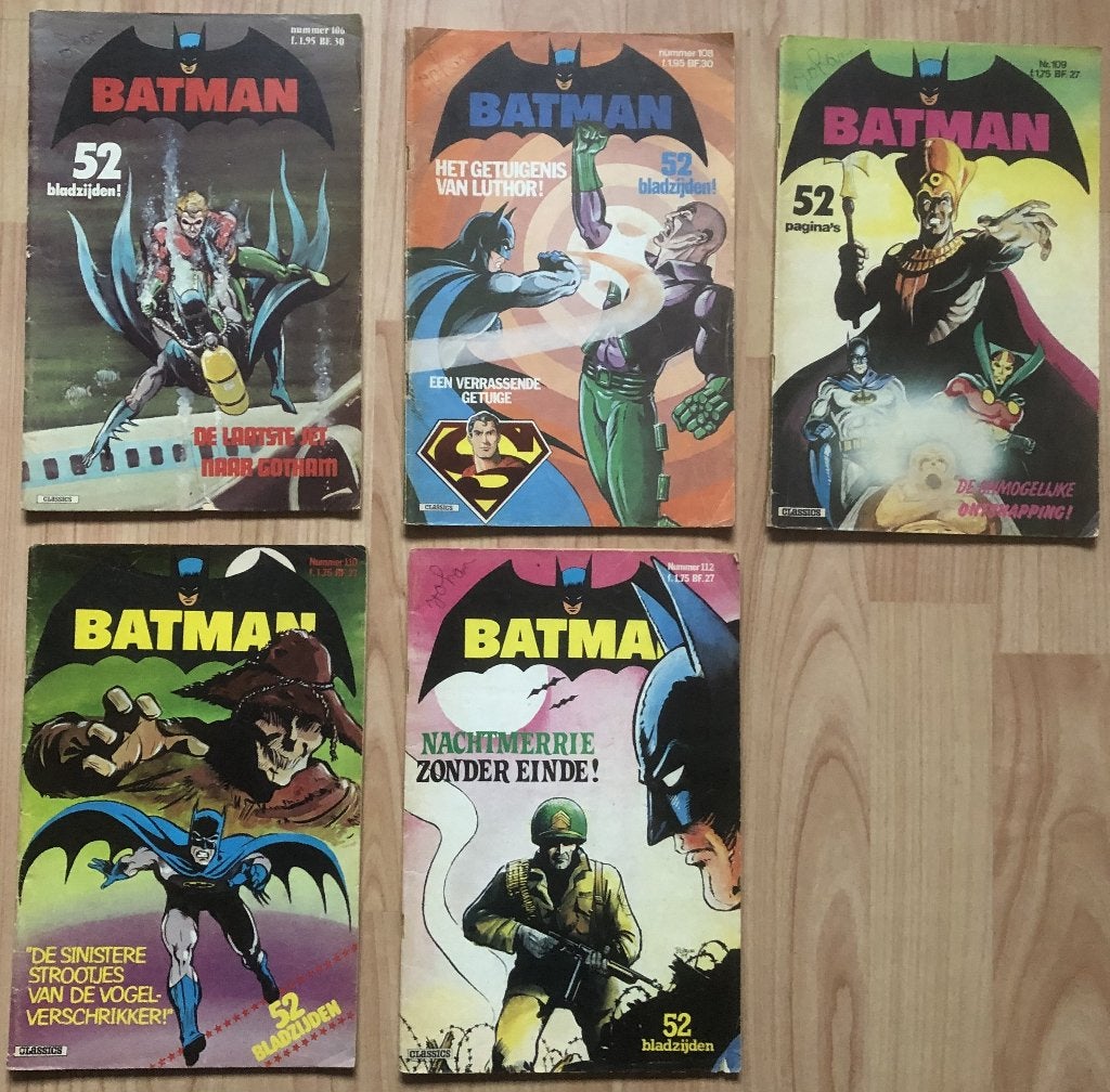 BATMAN - CLASSICS - 5 EXEMPLAREN - 1979, Boeken, Strips | Comics, Eén comic, Ophalen of Verzenden, Zo goed als nieuw, Europa