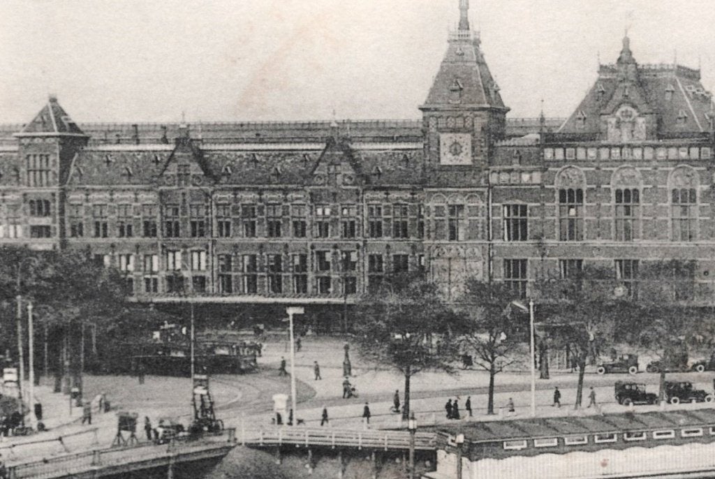 969275	Amsterdam	Centraal Station	1938	Gelopen met postzegel, Ophalen of Verzenden, 1920 tot 1940, Gelopen, Noord-Holland