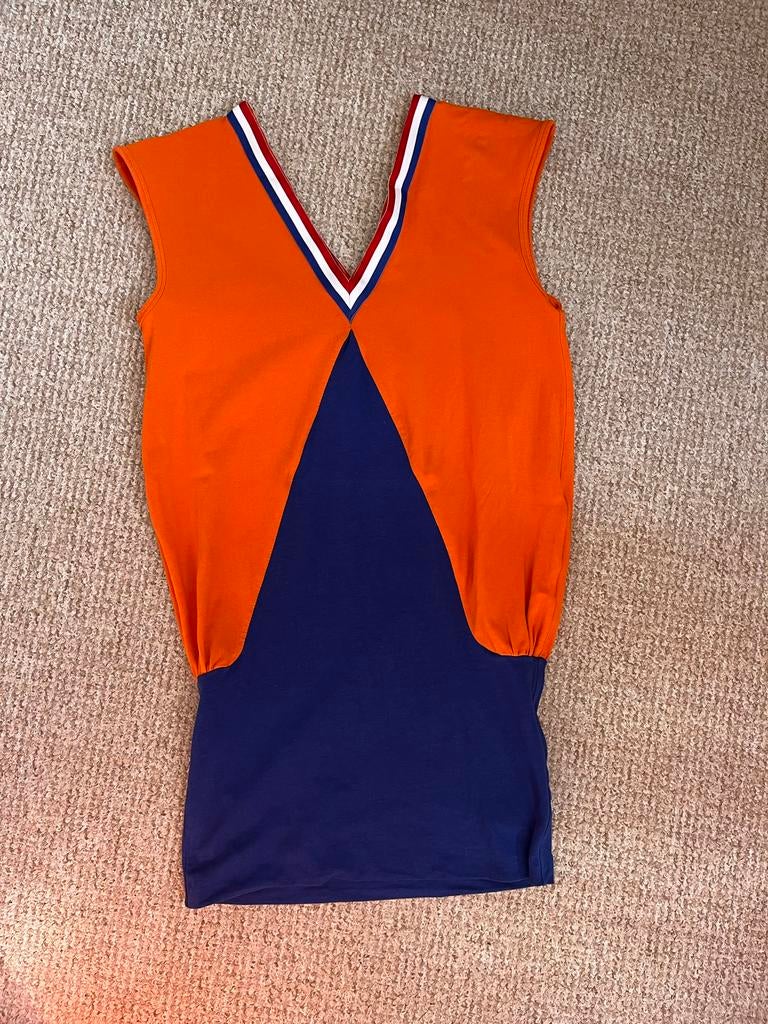 Bavaria jurk dames Koningsdag oranje blauw rood wit, Oranje, Ophalen of Verzenden, Zo goed als nieuw, Maat 36 (S)