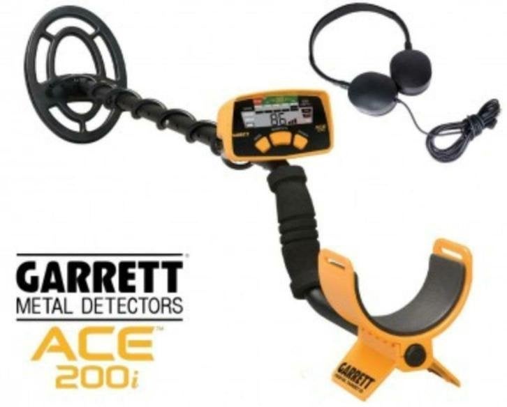 Garrett Ace 200i metaaldetector met hoofdtelefoon, Tolhusleane 1, 8401GA Gorredijk, Nieuw, 30 cm of minder, Kooistra Detectors B.V.