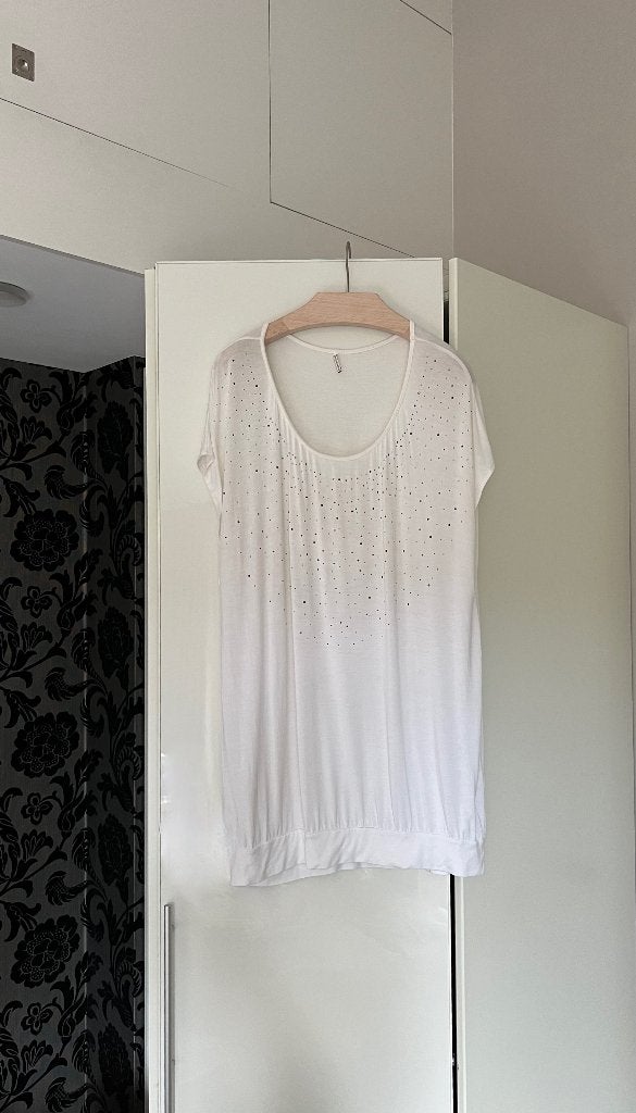 Witte top/tuniek van Soyaconcept; maat XXL, Soyaconcept, Wit, Nieuw, Shirt of Top
