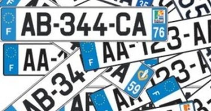 franse kentekenplaten gevraagd, Ophalen, Nieuw, Voor, Bumper