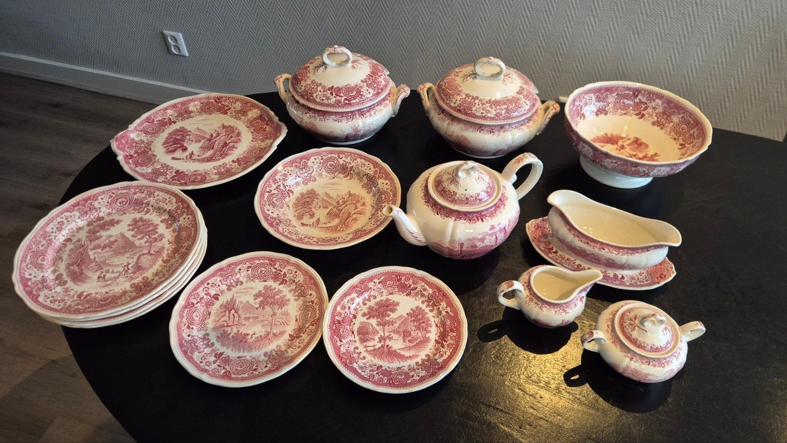 Villeroy & Boch burgenland rood servies, Ophalen of Verzenden