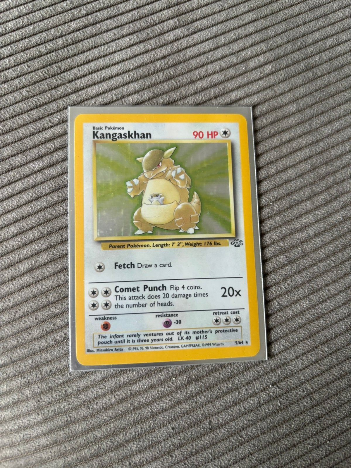 Kangaskhan - Jungle - Holo - 5/64, Ophalen of Verzenden, Zo goed als nieuw