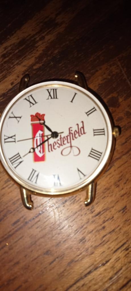 Unieke Chesterfield horloge - Decoratief item, Ophalen of Verzenden, Nieuw, Overige typen