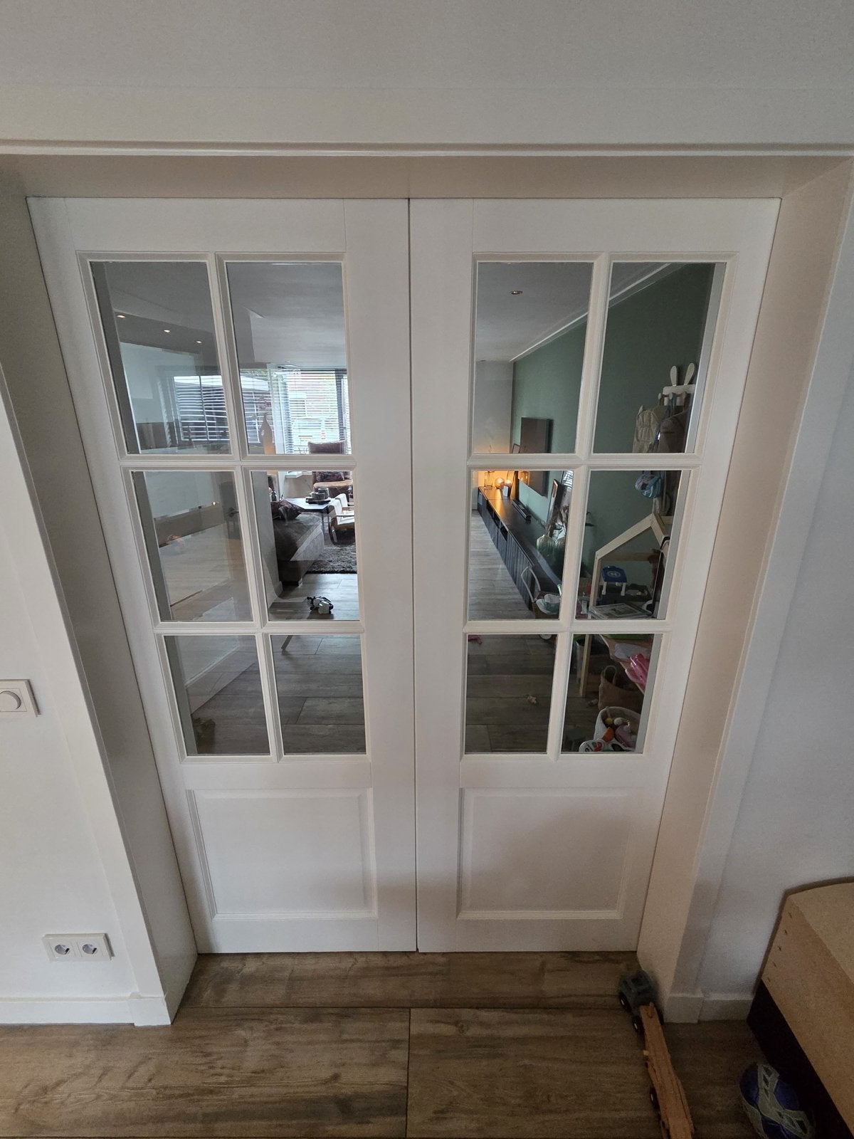 Ensuite deuren, zo goed als nieuw!, Doe-het-zelf en Verbouw, Ophalen, Gebruikt, 80 tot 100 cm, Binnendeur