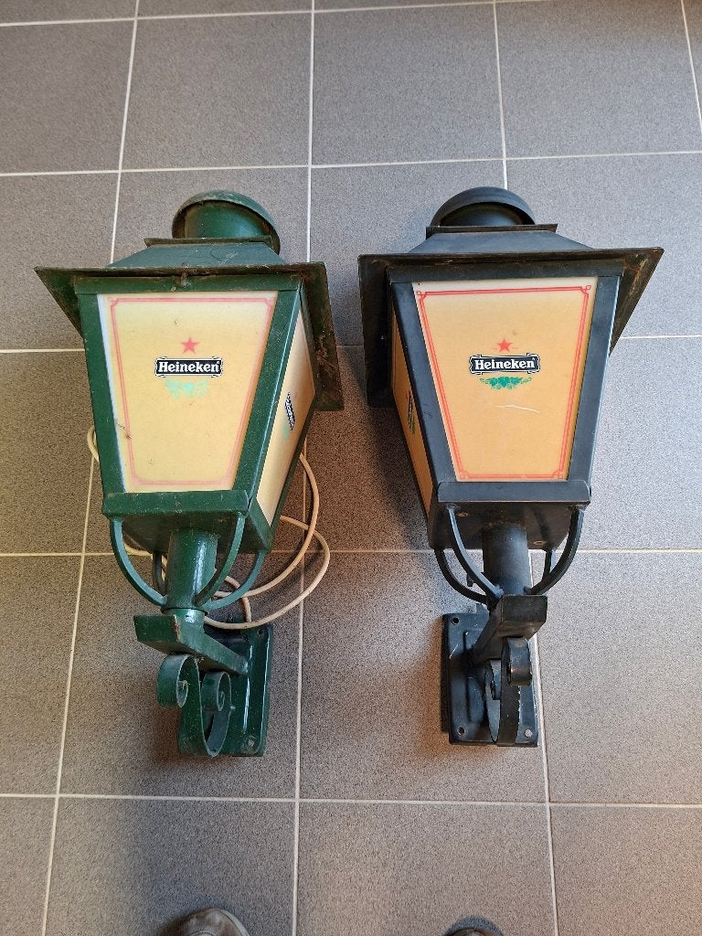 heineken lampen, Verzamelen, Ophalen, Gebruikt, Overige typen, Heineken