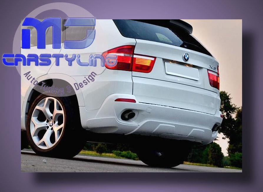 BMW X5 E70 - Achterbumper spoiler, Auto diversen, Tuning en Styling, Ophalen of Verzenden, MJ-Carstyling, Info@mj-carstyling.net
