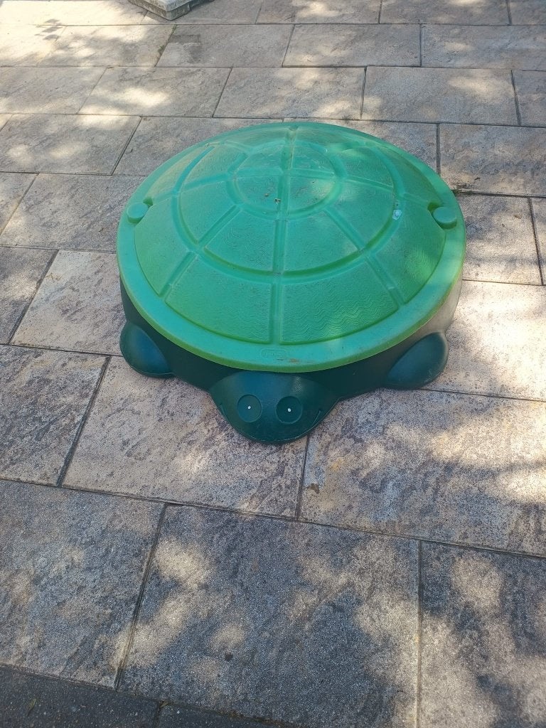 Schildpad zandbak, Kinderen en Baby's, Speelgoed | Buiten | Zandbakken, Ophalen, Gebruikt