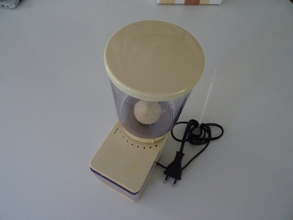 ELEKTRISCHE KOFFIEMOLEN (BRAUN DESIGN) PUNT GAAF EN WERKEND!, Beige, Overige typen, Kunststof, Ophalen of Verzenden