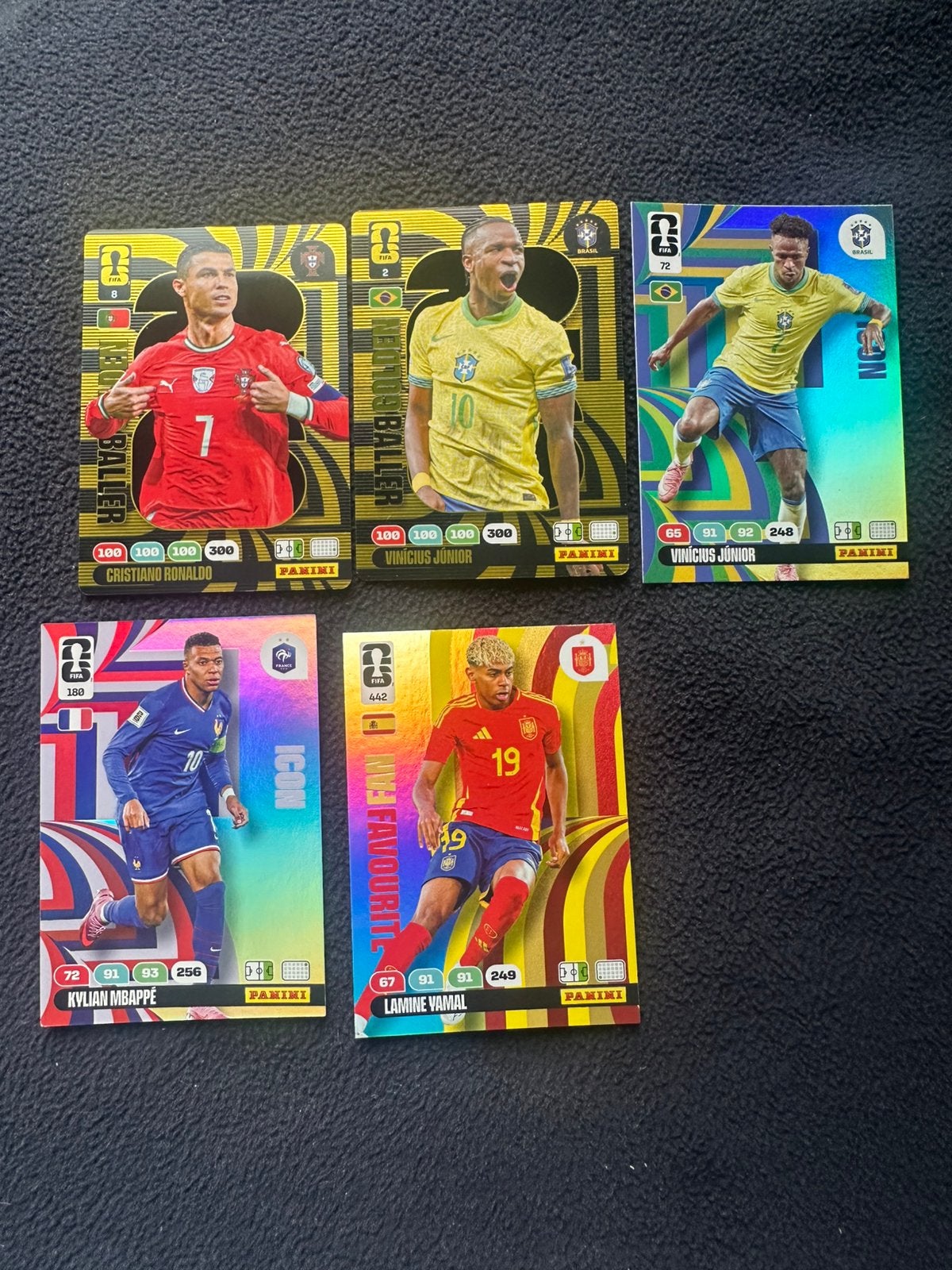 Panini Adrenalyn XL – CR7, Vini Jr, Yamal & Mbappé Cards, Ophalen of Verzenden, Zo goed als nieuw, Plaatje