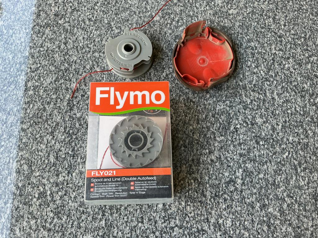 Flymo draadspoel nieuw, Tuin en Terras, Grasmaaiers, Ophalen, Elektrische grasmaaier, Minder dan 30 cm, Nieuw