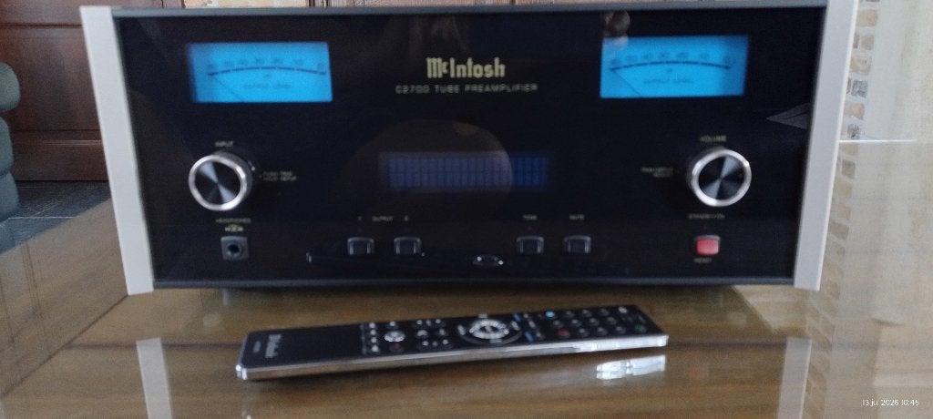 MCINTOSH C2700 Tube Preamplifier – DA2 DAC, Zo goed als nieuw, 60 tot 120 watt, Stereo, Ophalen