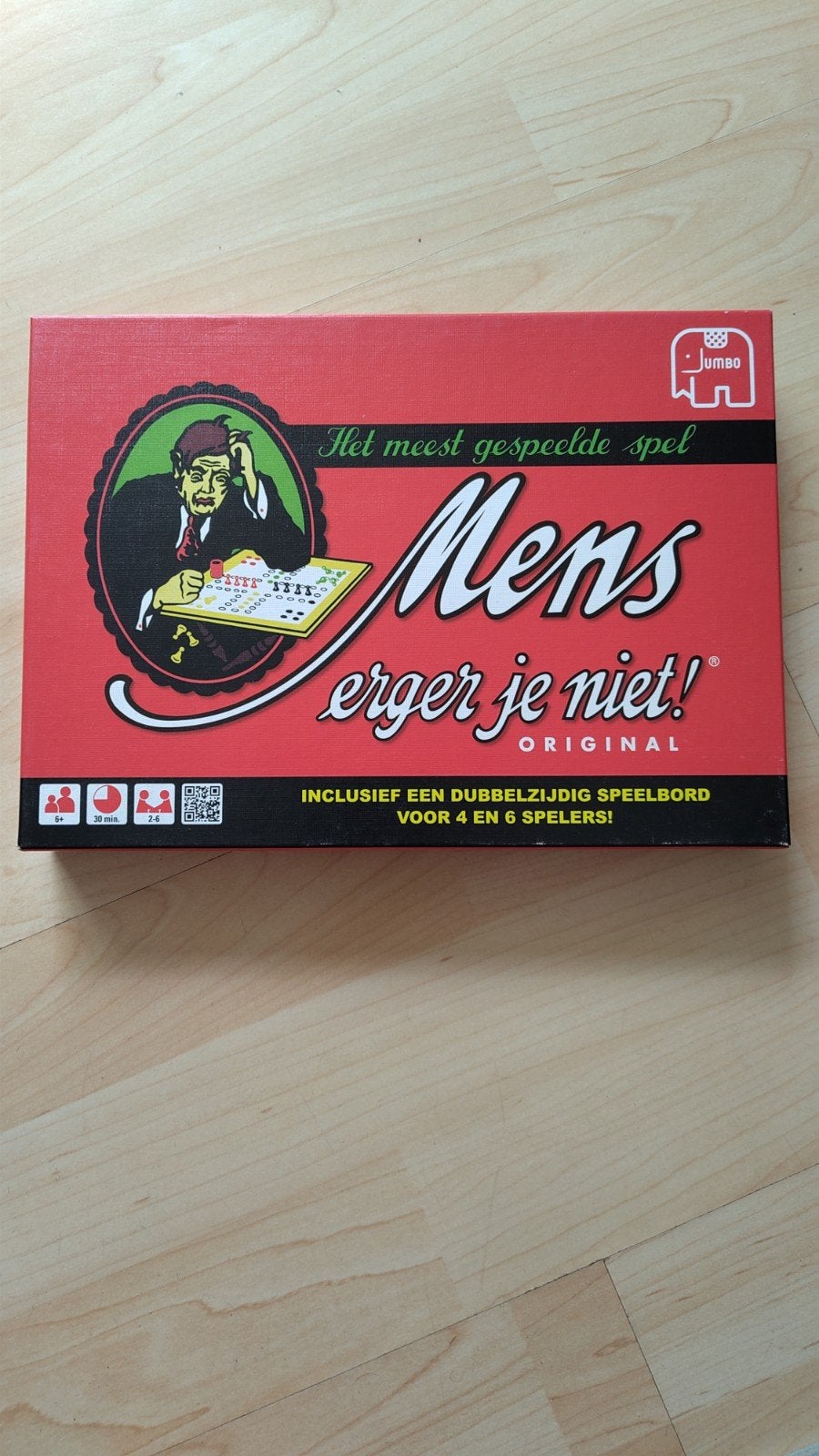 Mens erger je niet! Original - Jumbo bordspel, Vijf spelers of meer, Ophalen of Verzenden, Gebruikt, Jumbo